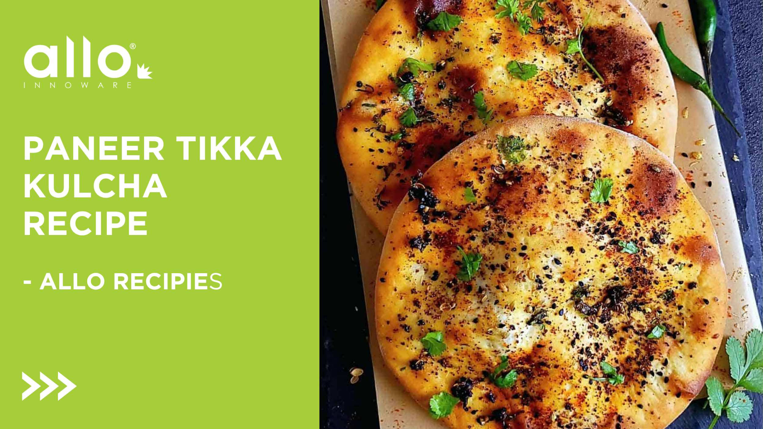 Paneer Tikka Kulcha Recipe - Allo recipies – Allo Innoware