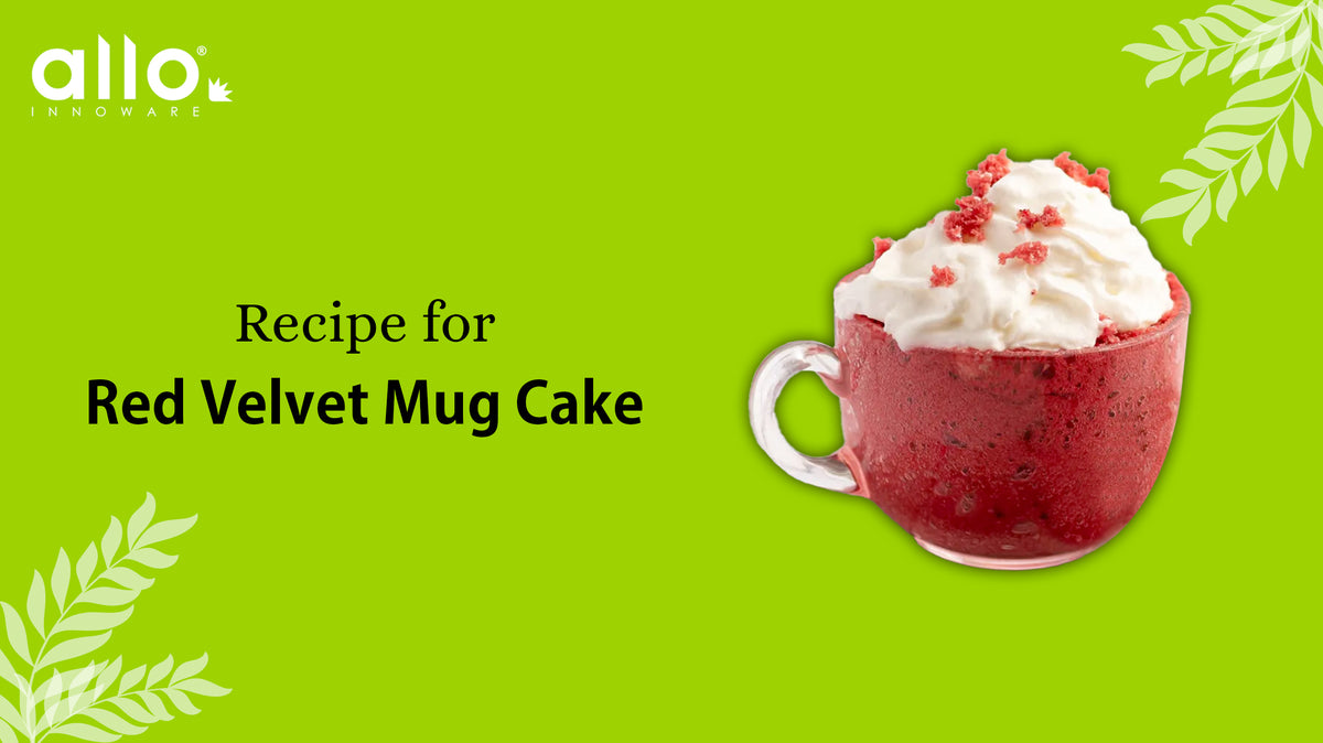 Red Velvet mug cake recipe - Allo Recipes – Allo Innoware