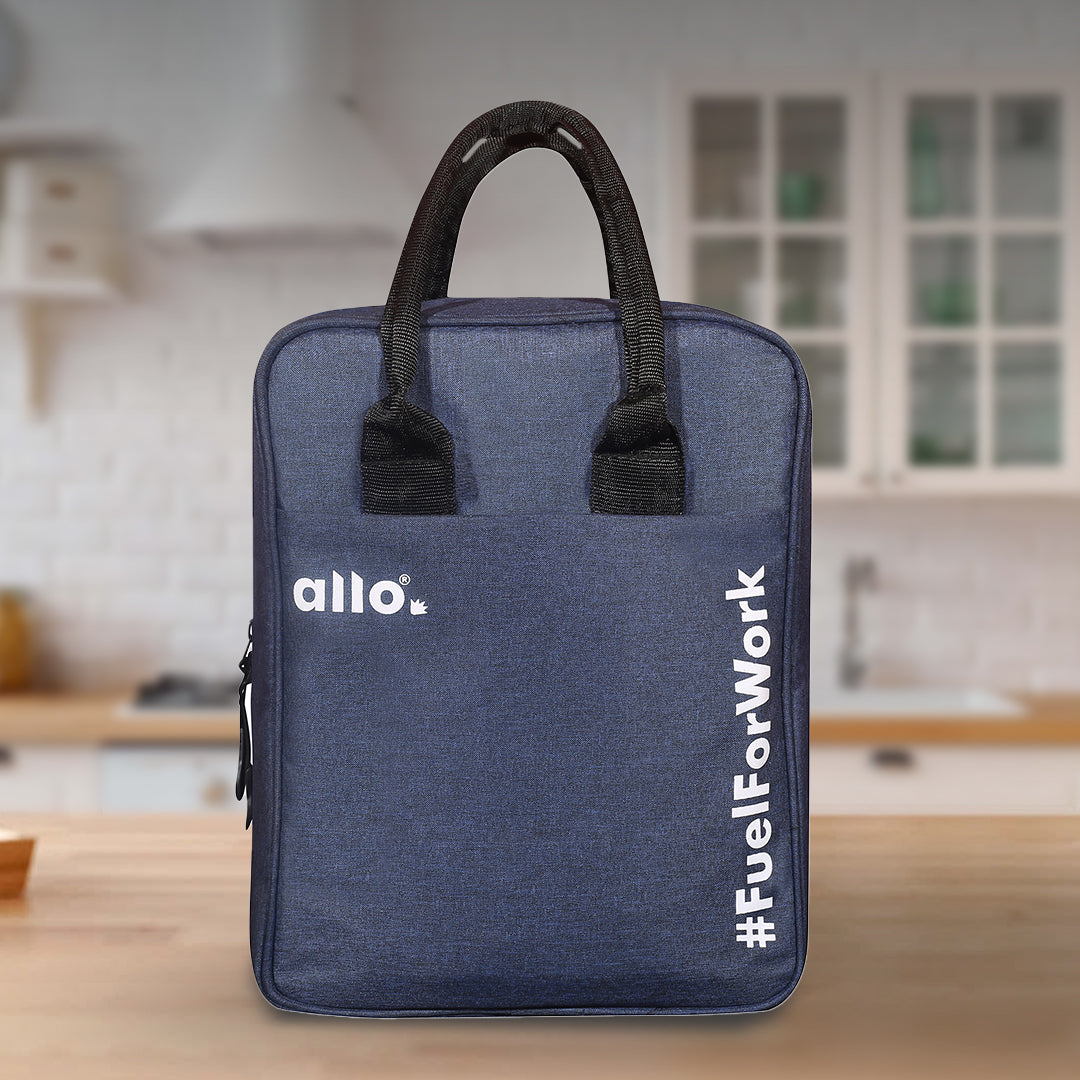 Allo Lunch Bag for Office, School College, Washable Unisex