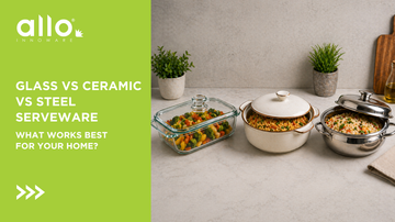 Glass vs Ceramic vs Steel Serveware: What Works Best for Your Home?