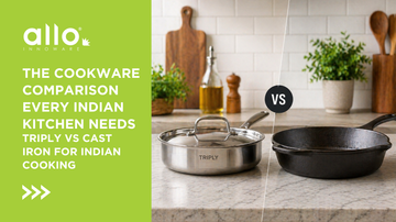 The Cookware Comparison Every Indian Kitchen Needs: Triply vs Cast Iron for Indian Cooking