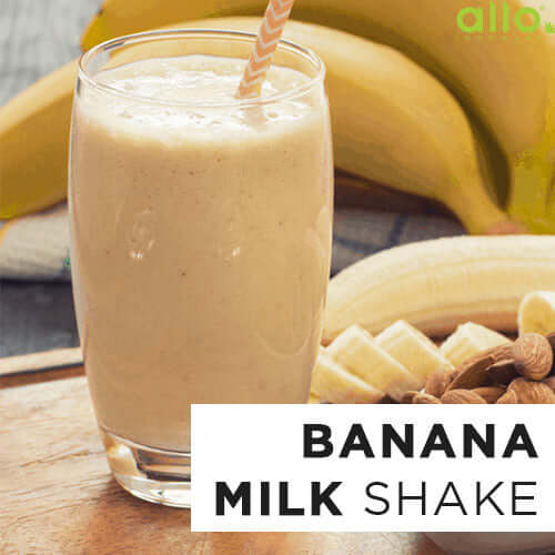 Healthy Banana milk shake recipe by Allo Innoware