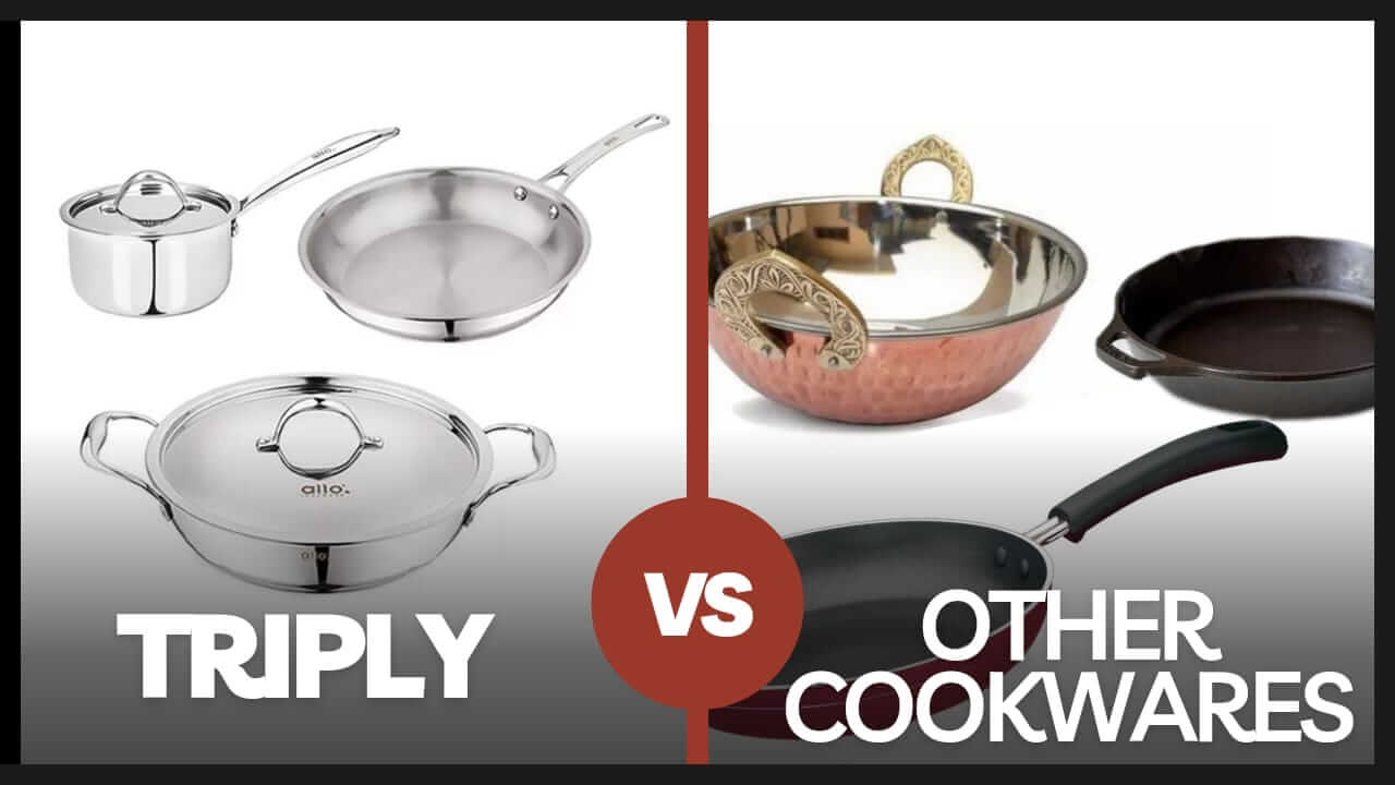 Triply Cookware vs other cookware: The Ultimate Comparison – Allo Innoware