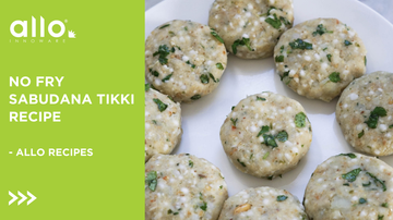 No Fry Sabudana Tikki recipe - Allo Recipes