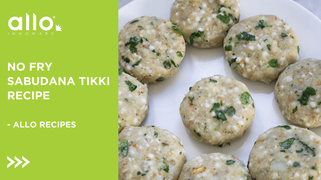 No Fry Sabudana Tikki recipe - Allo Recipes