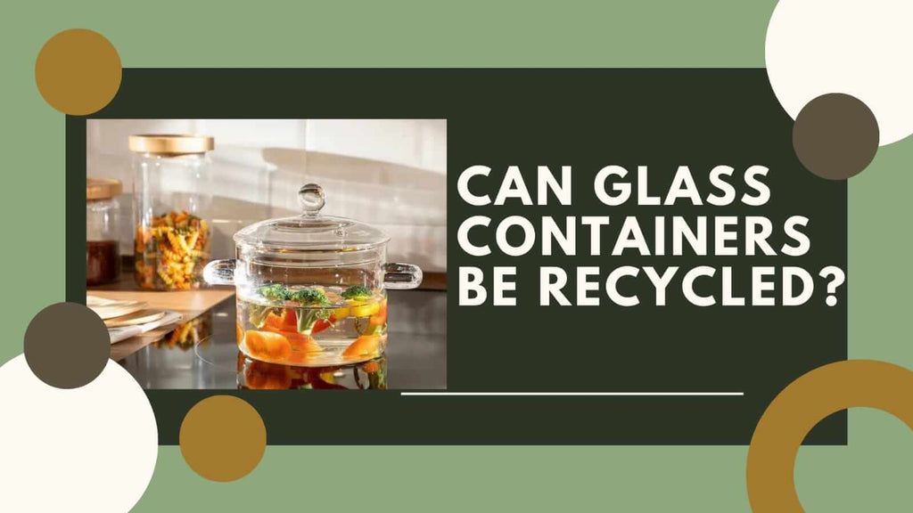 Banner of Can glass containers be recycled