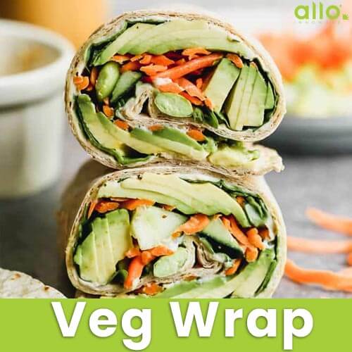 Healthy leftover DIY, Veg wrap recipe by Allo, Use rotis