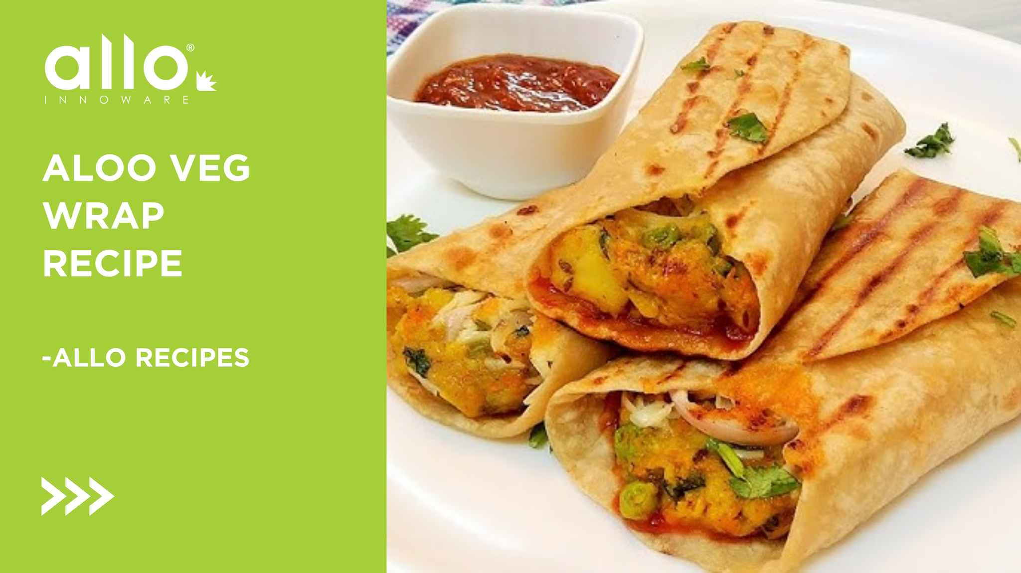 Aloo Veg Wrap Recipe - Allo Recipies – Allo Innoware
