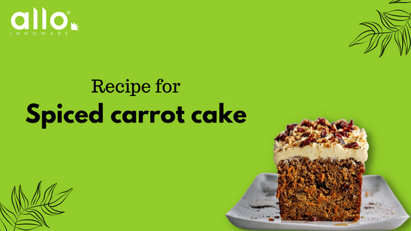 Spiced Carrot Cake Recipe - Allo Recipies