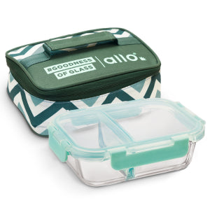 COMPARTMENT GLASS LUNCH BOX - Allo Innoware