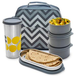 STEEL LUNCH BOX - Allo Innoware