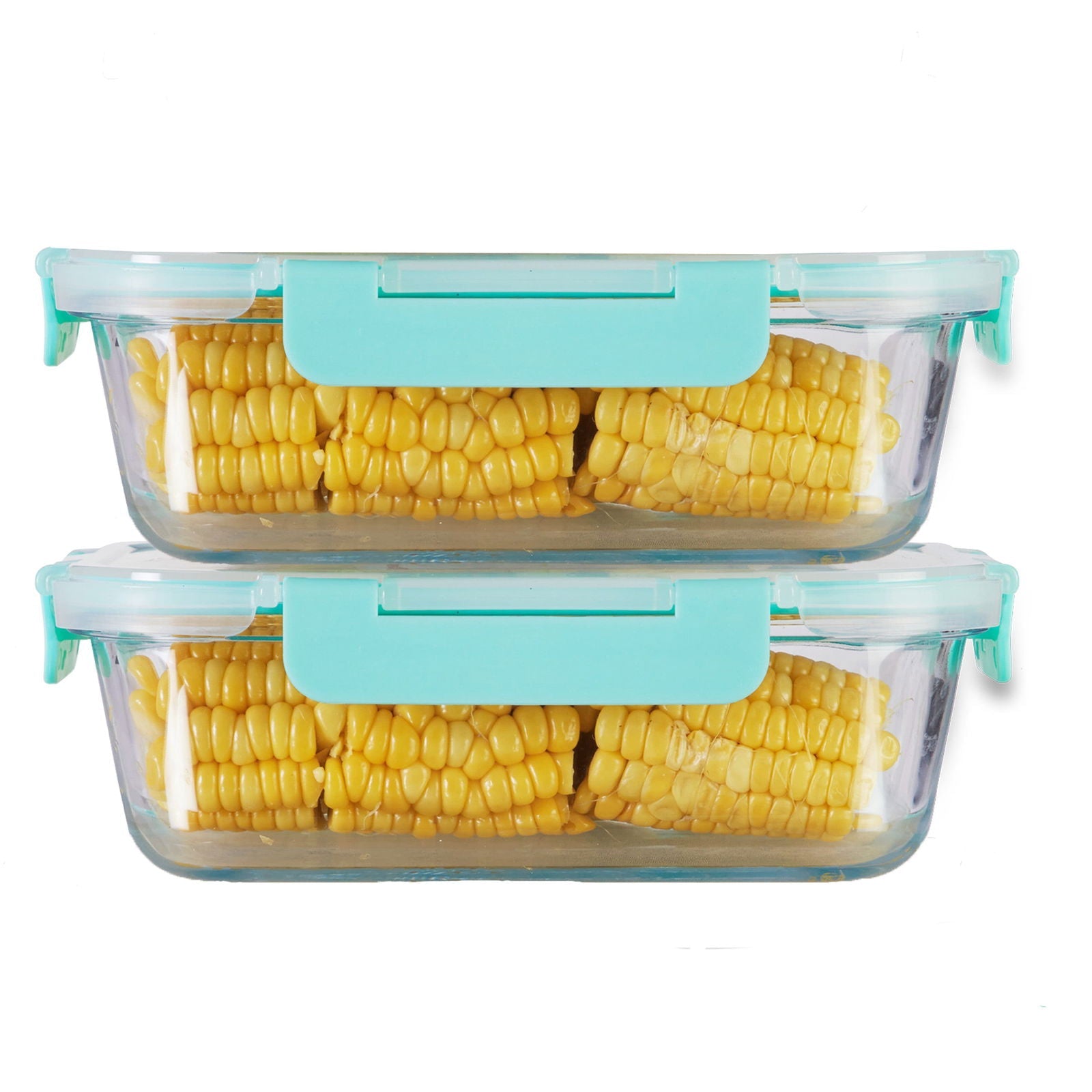 1040ml x 2 Allo FoodSafe Microwave Oven Safe Glass Container with Break Free Detachable Lock - Allo Innoware