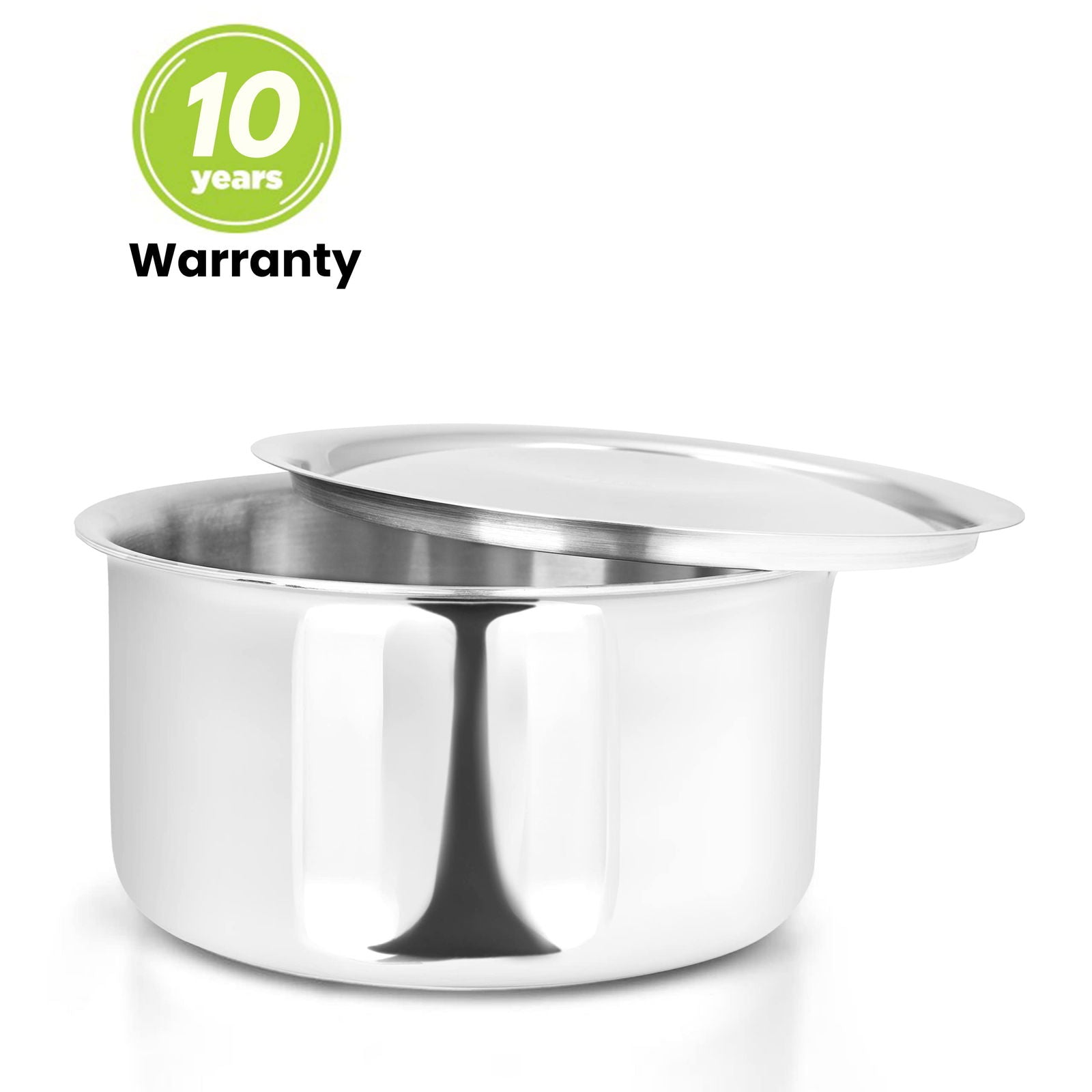 3.8L Allo CookSafe TriPly Tope | Stainless Steel | With Stainless Steel Lid | Induction Friendly | Naturally Non-stick | 20cm - Allo Innoware