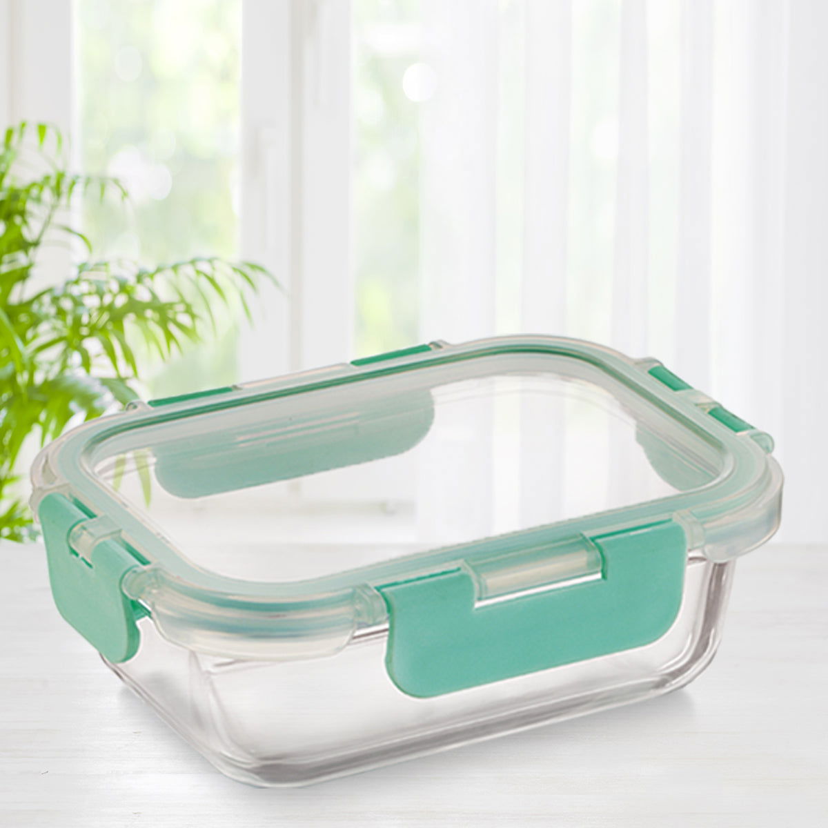 370ml Allo FoodSafe Microwave Oven Safe Glass Container with Break Free Detachable Lock - Allo Innoware