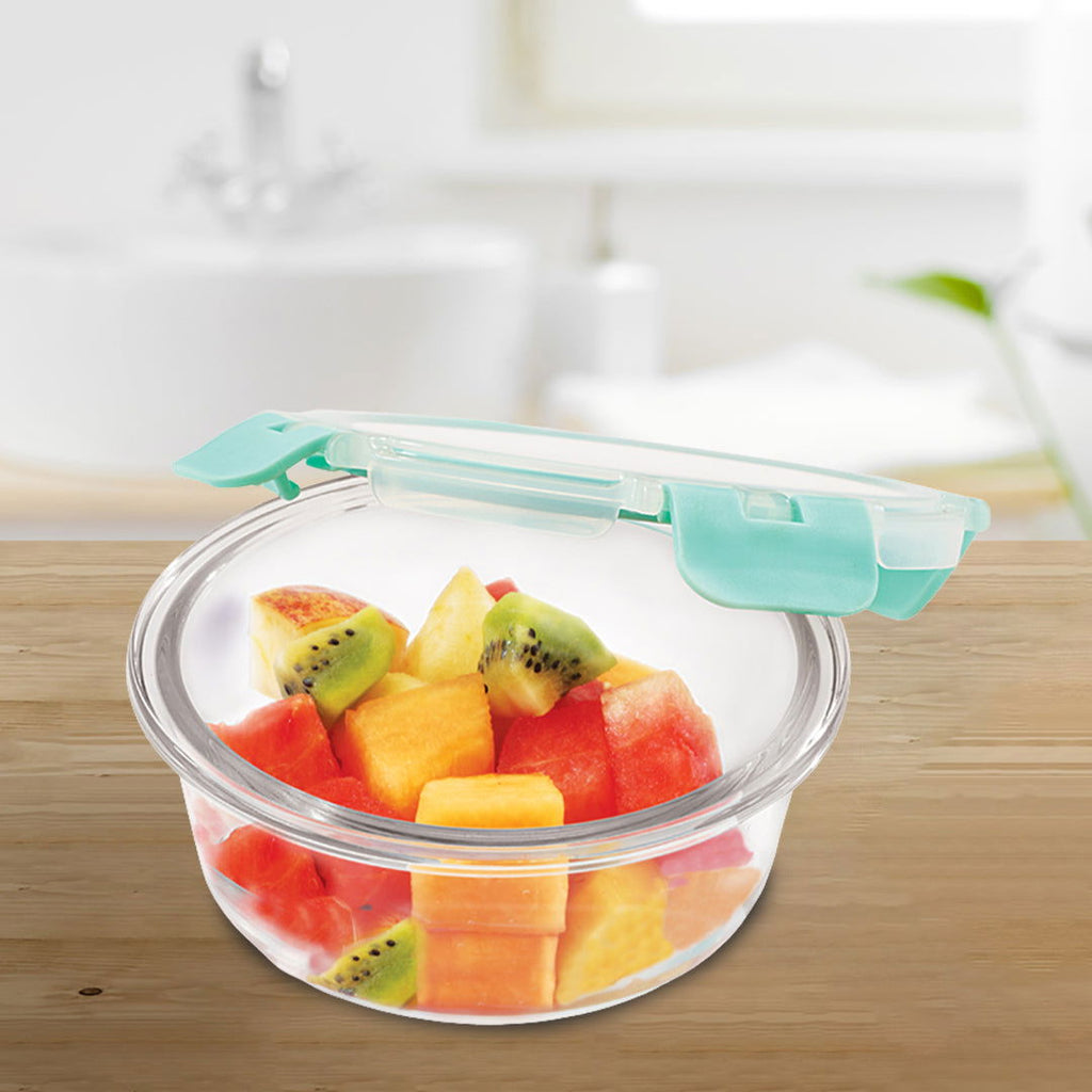 390ml Allo FoodSafe Microwave Oven Safe Glass Container with Break Free Detachable Lock - Allo Innoware