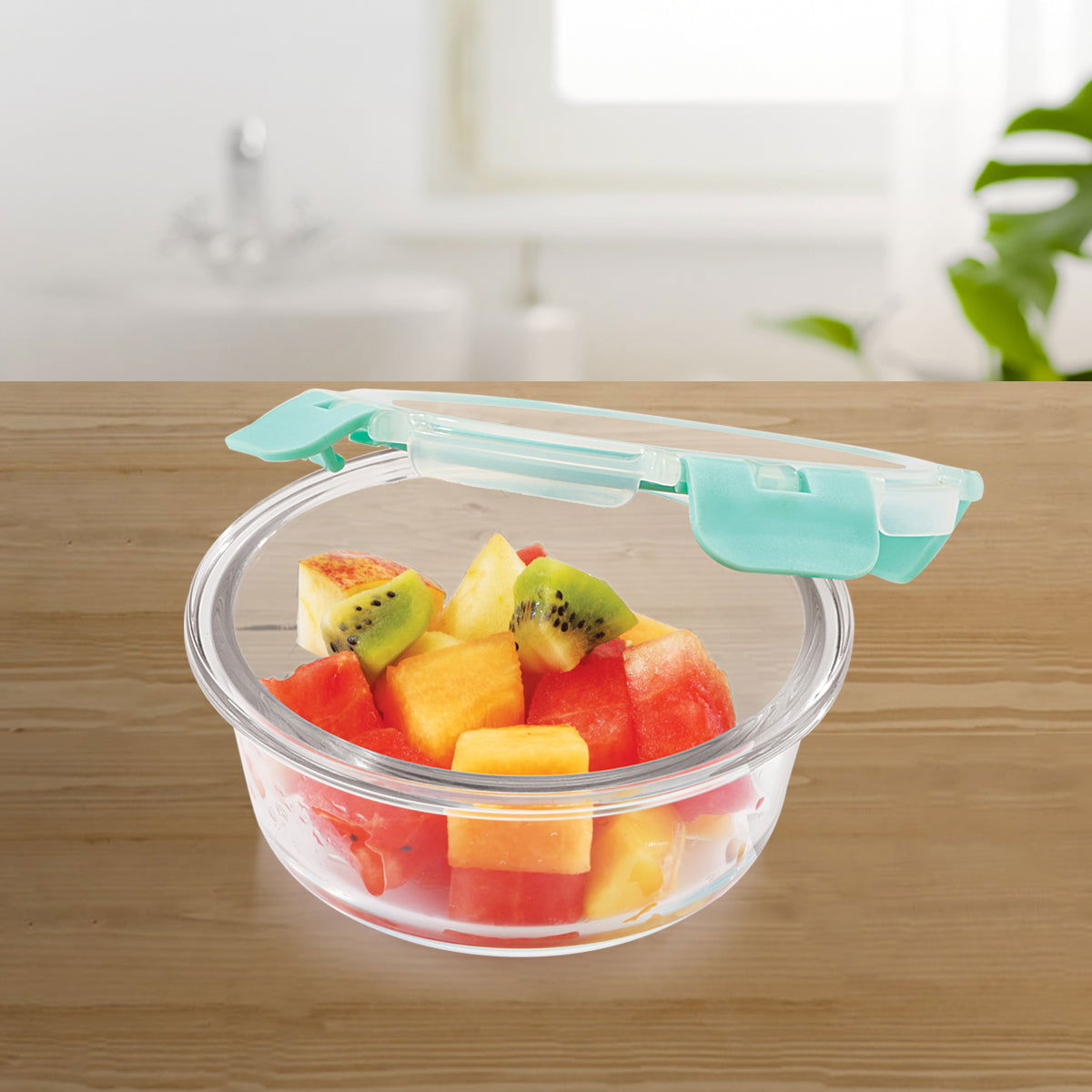 390ml Allo FoodSafe Microwave Oven Safe Glass Container with Break Free Detachable Lock - Allo Innoware