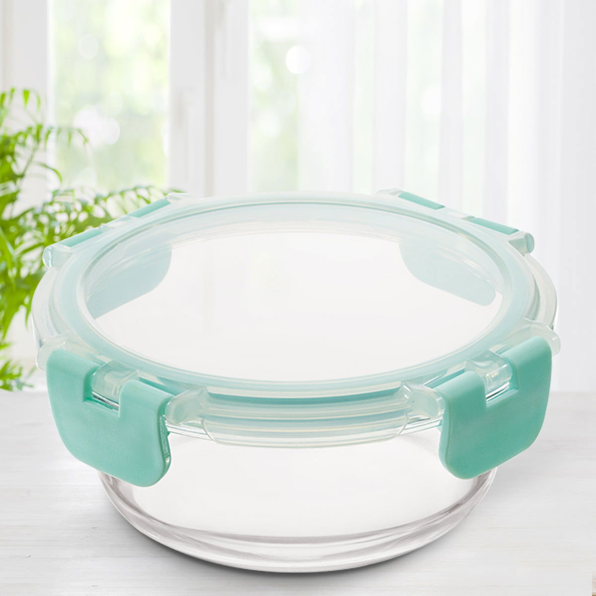 390ml Allo FoodSafe Microwave Oven Safe Glass Container with Break Free Detachable Lock - Allo Innoware