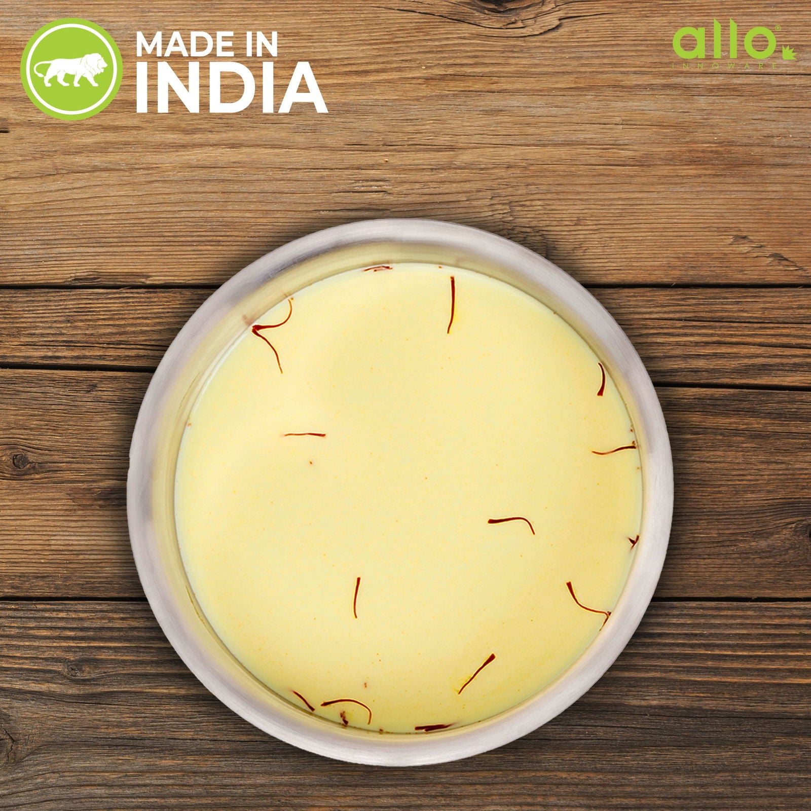 4.6L Allo CookSafe TriPly Tope | Stainless Steel | With Stainless Steel Lid | Induction Friendly | 22cm - Allo Innoware