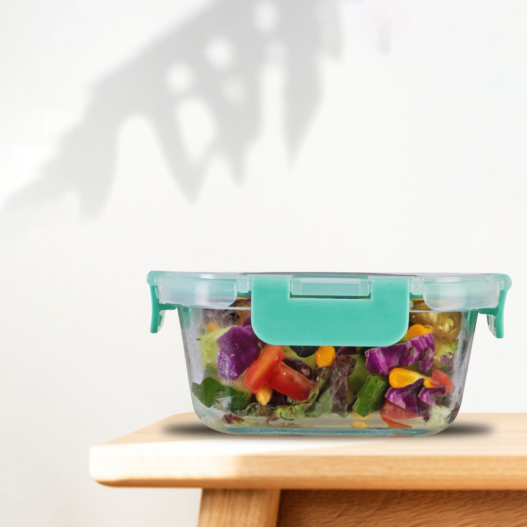 520ml Allo FoodSafe Microwave Oven Safe Glass Container with Break Free Detachable Lock - Allo Innoware