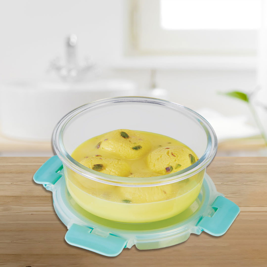 635ml Allo FoodSafe Microwave Oven Safe Glass Container with Break Free Detachable Lock - Allo Innoware