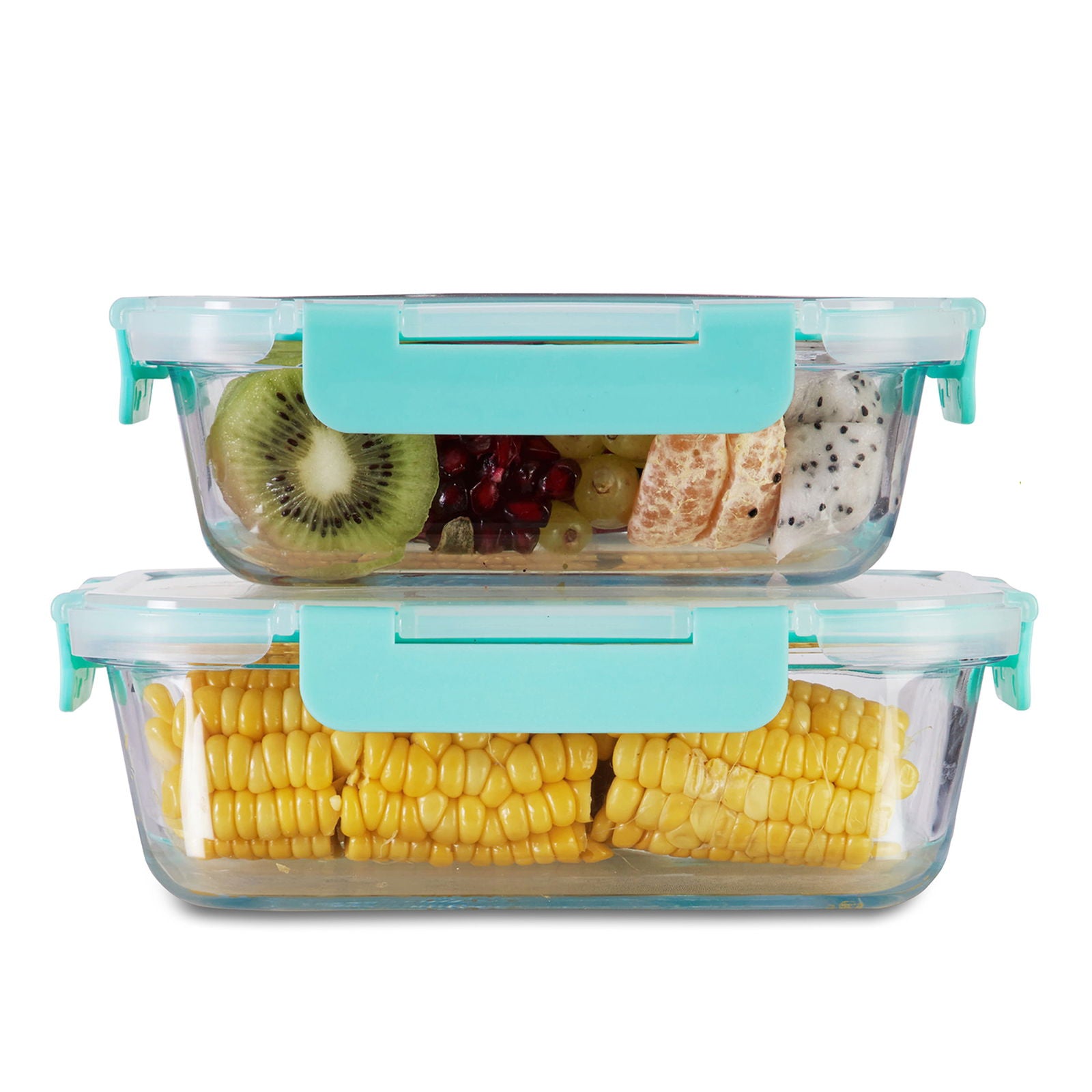 640ml, 1040ml Allo FoodSafe Microwave Oven Safe Glass Container with Break Free Detachable Lock - Allo Innoware