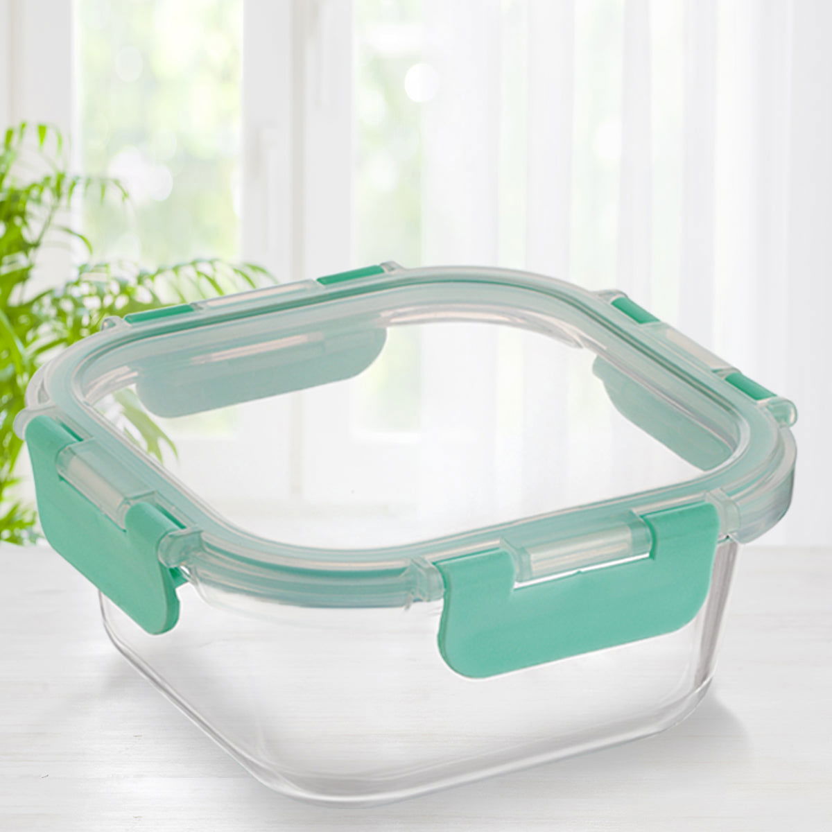 800ml Allo FoodSafe Microwave Oven Safe Glass Container with Break Free Detachable Lock - Allo Innoware