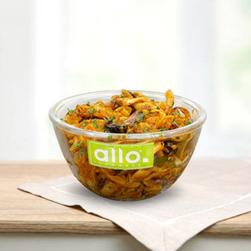 Allo Food Safe Borosilicate Glass Mixing & Serving Bowls for Kitchen, Oven & Microwave Safe Bowls, Dishwasher and Freezer Safe Bowl, 500ML, Transparent - Allo Innoware