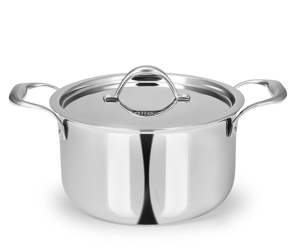 2.3L Allo CookSafe TriPly Saucepot | With Stainless Steel Lid | Induction Friendly | 18cm