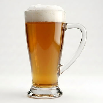 Allo Beer Mug And Drinking Glass Mugs, Set Of 2, 290 ml Each, Serves Beer, Juice, Mocktail, Alcohol, Cocktail, Drinking Glass With Handle | Gift Set Packaging | Transparent Pilsner Glass