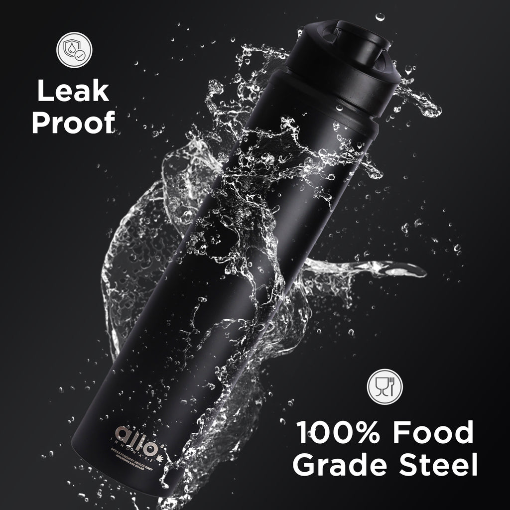 Allo Steel Water Bottles Stainless Steel Sipper Water Bottle for