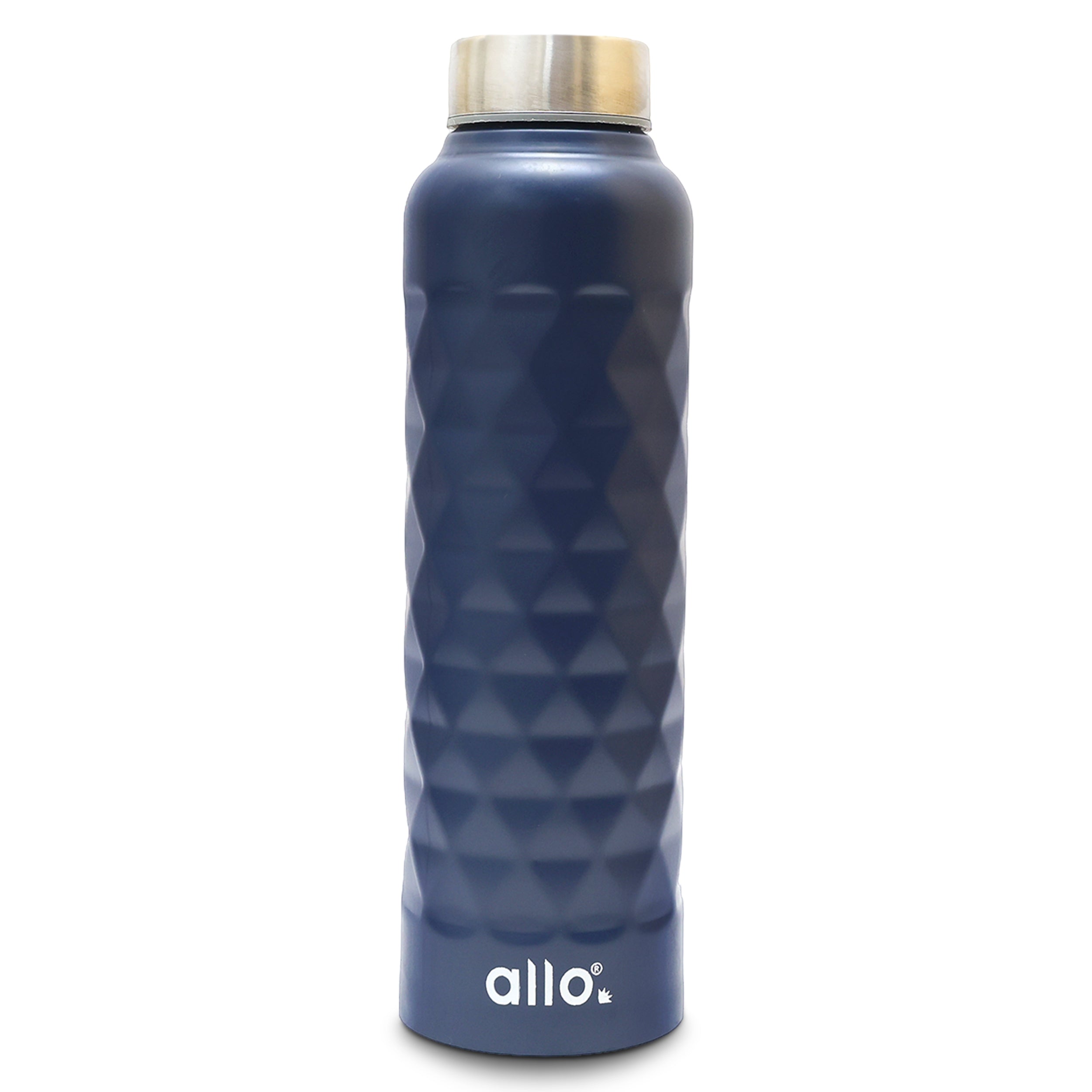 Allo Steel Water Bottles Stainless Steel Sipper Water Bottle for adults, kids 0.95 Litre Water Bottles for School, Office, Sports, Gym 950ML Water Bottle for Men and women, Royal Blue 950ml