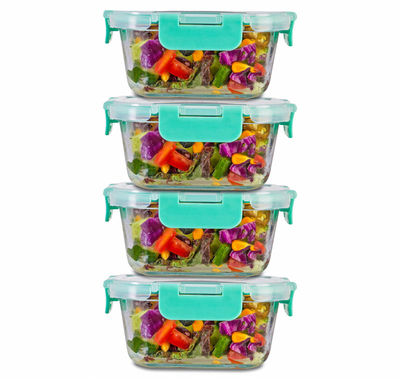 1000ml Allo FoodSafe Microwave Oven Safe Glass Lunch Box – Allo